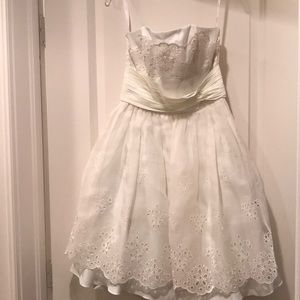 Betsey Johnson strapless party dress size 0.